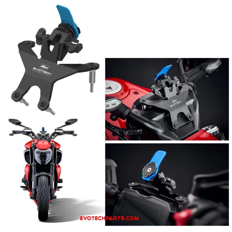 Ducati Diavel V4 Quad Lock kompatibeler Navihalter von Evotech Performance